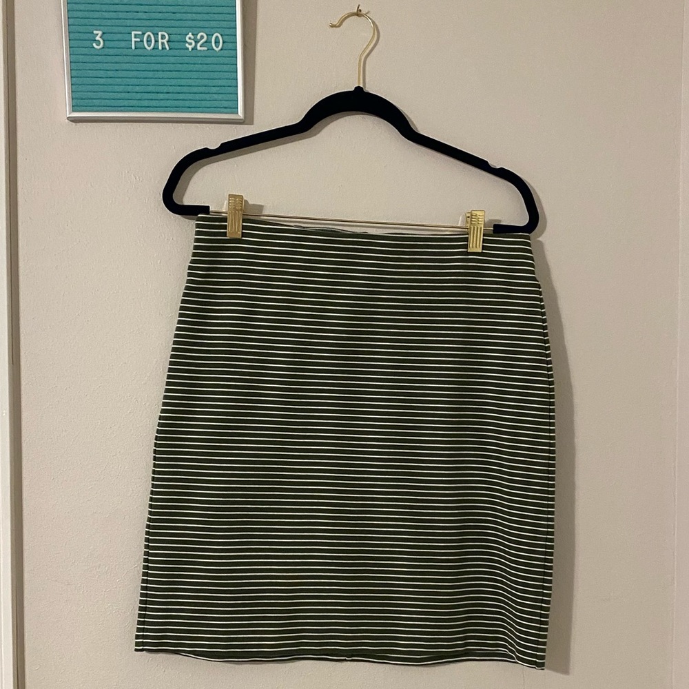 3for$20 green pencil skirt